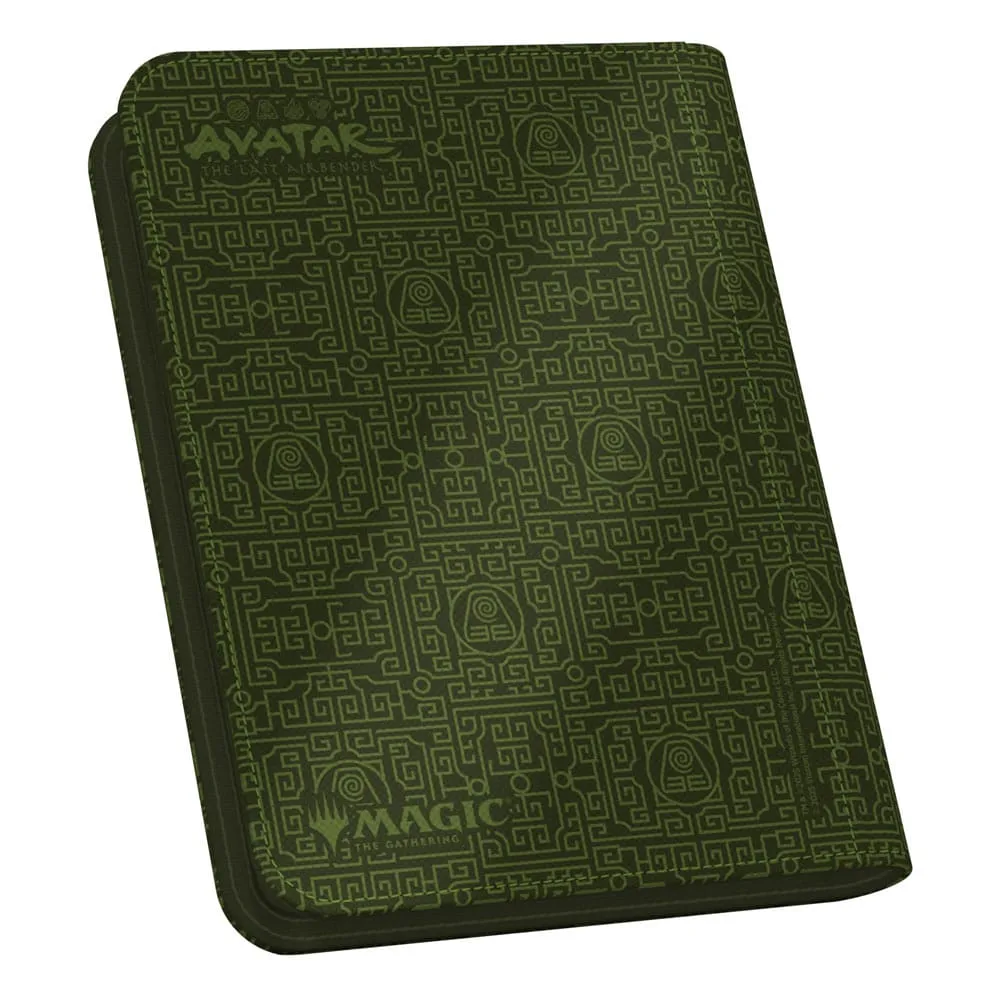 Ultimate Guard Zipfolio 8-Pocket Xenoskin (160 double-sleeved cards) Magic: The Gathering | Avatar: The Last Airbender - Green Mana